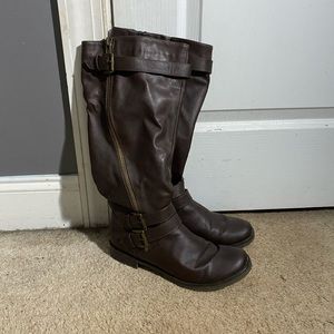 Brown Leather Boots
